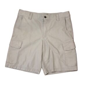 Magellan Outdoors Mens Gray Cargo Shorts Size 38W Outdoor Camping Hiking Fishing